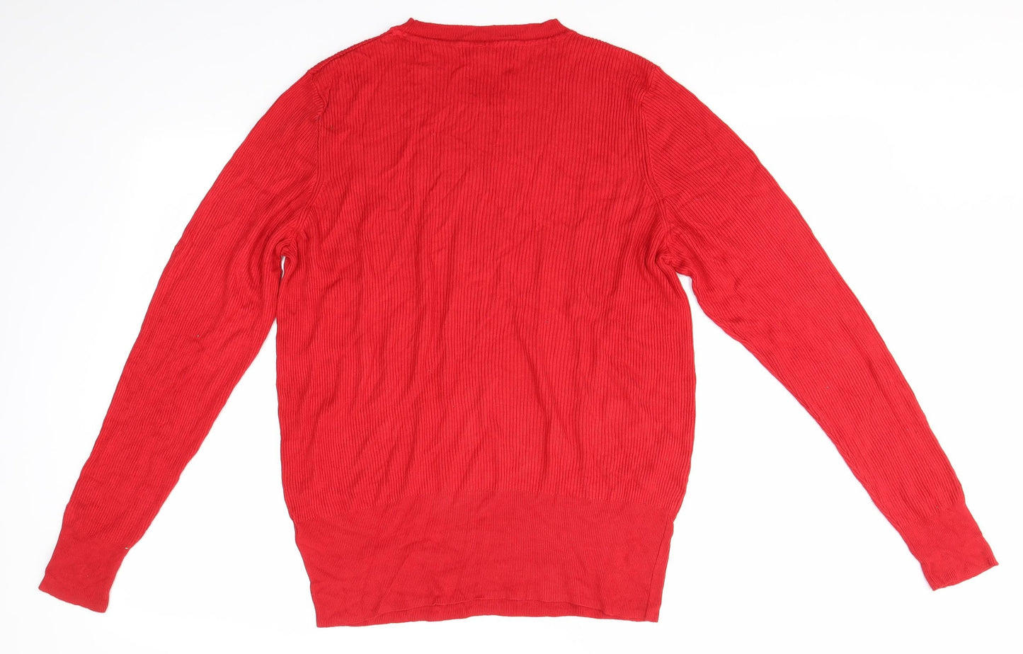 M&S Womens Red   Pullover Jumper Size 20