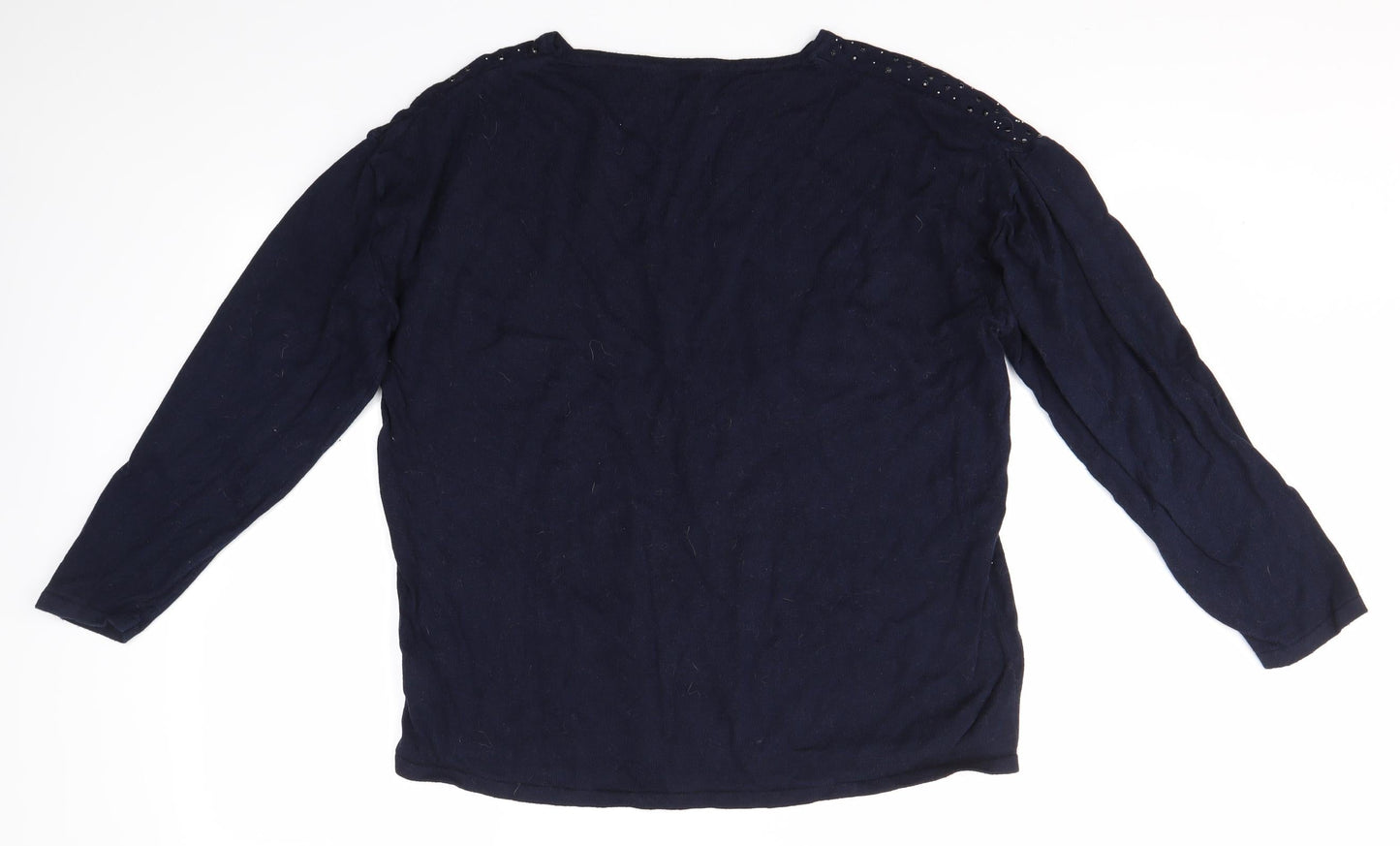 M&S Womens Blue   Pullover Jumper Size 20