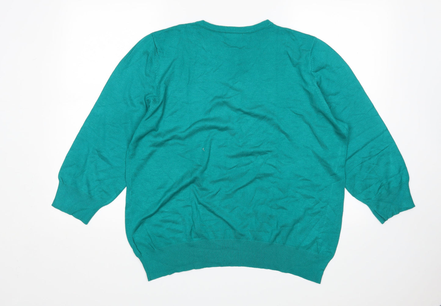 BM Womens Green   Pullover Jumper Size XL