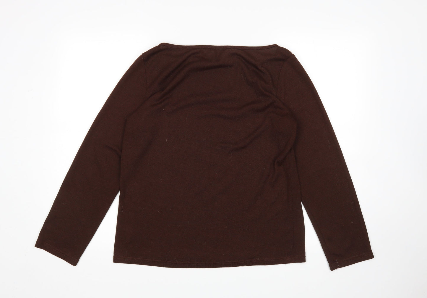Zanzea Womens Brown   Pullover Jumper Size M