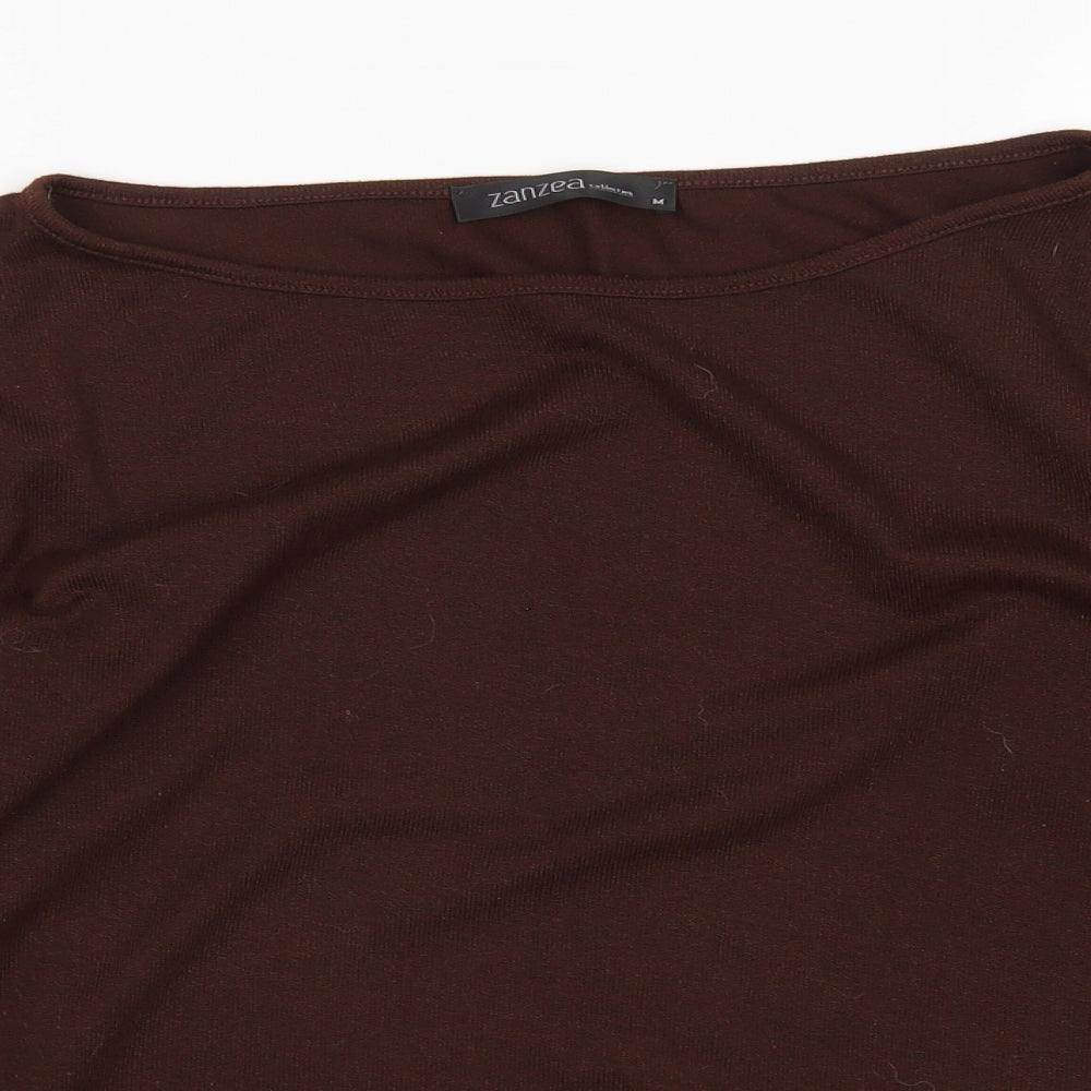 Zanzea Womens Brown   Pullover Jumper Size M