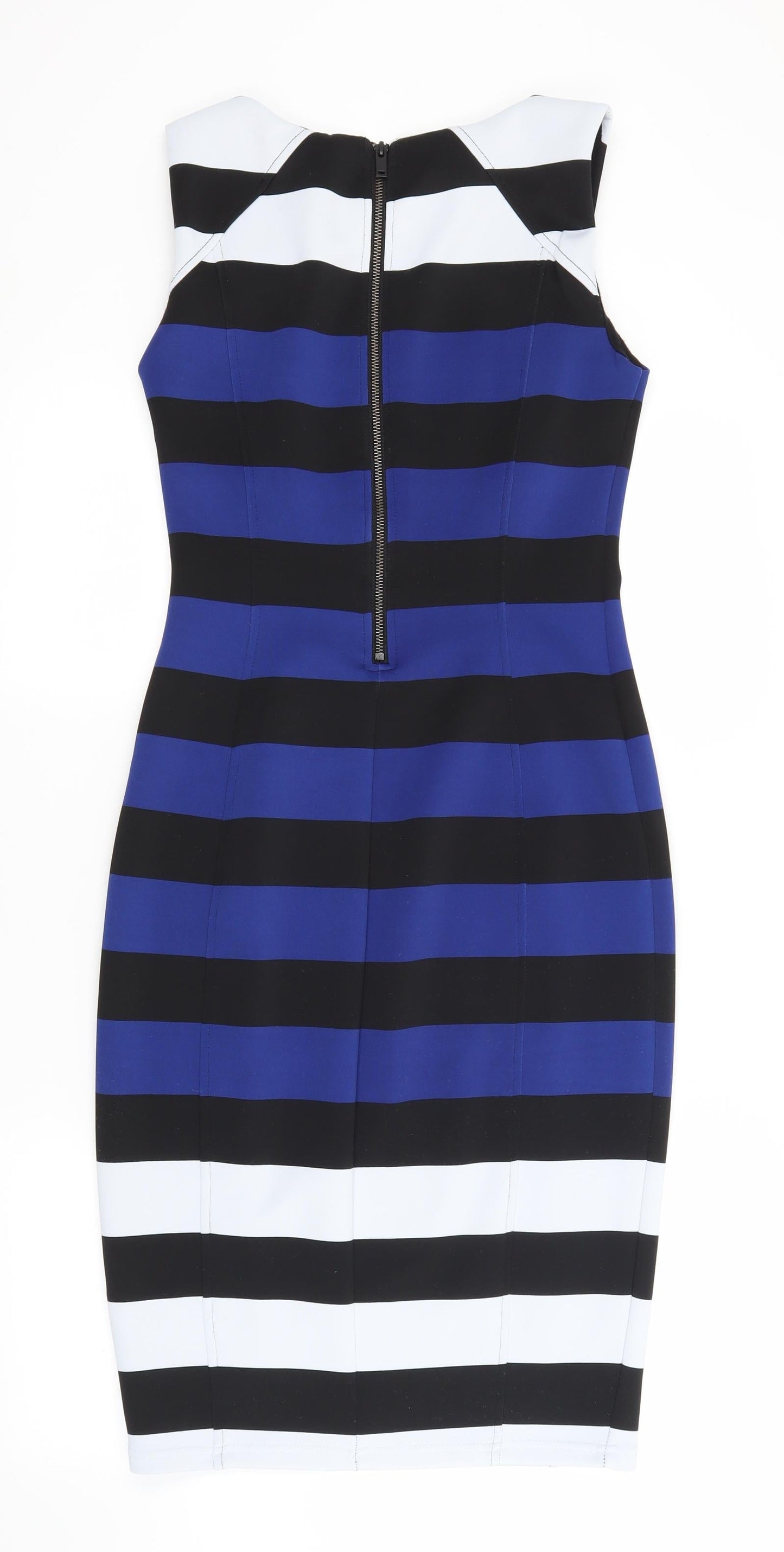 H&M Womens Multicoloured Striped  Pencil Dress  Size S