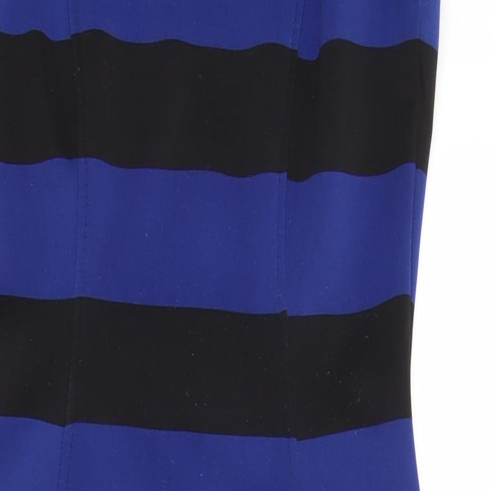 H&M Womens Multicoloured Striped  Pencil Dress  Size S