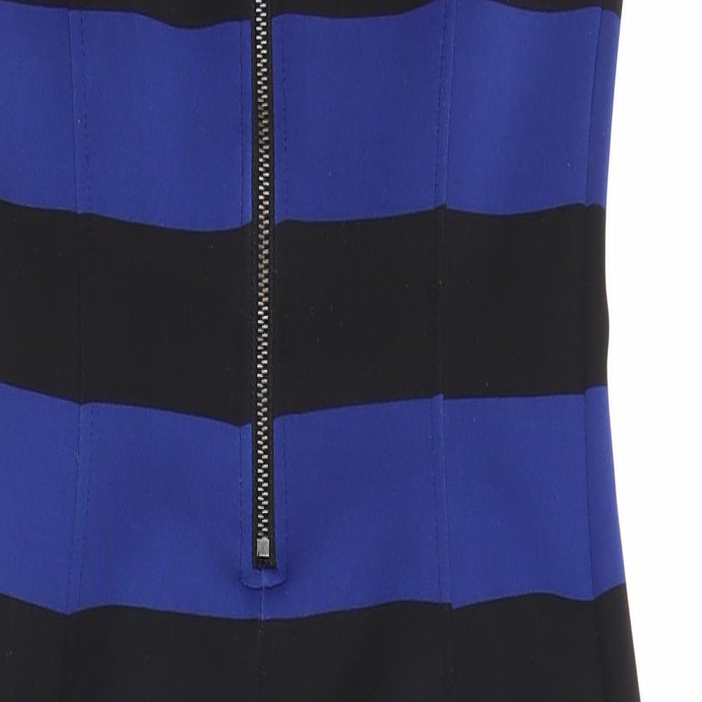 H&M Womens Multicoloured Striped  Pencil Dress  Size S