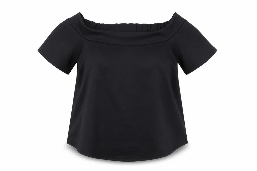 Boohoo Womens Black   Basic Blouse Size 6
