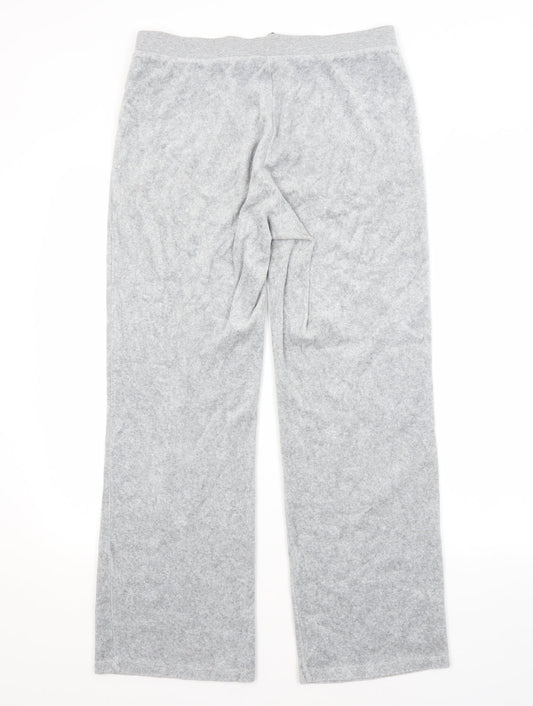 M&S Womens Grey   Sweatpants Trousers Size 12 L28 in