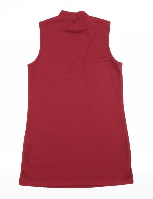 Papaya Womens Red   Basic Blouse Size 8