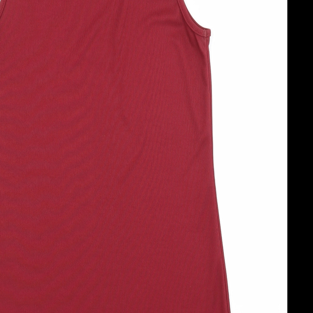 Papaya Womens Red   Basic Blouse Size 8