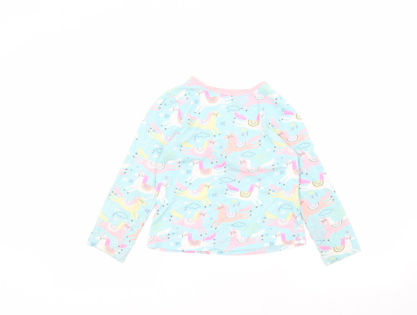 George Girls Blue   Basic T-Shirt Size 8-9 Years