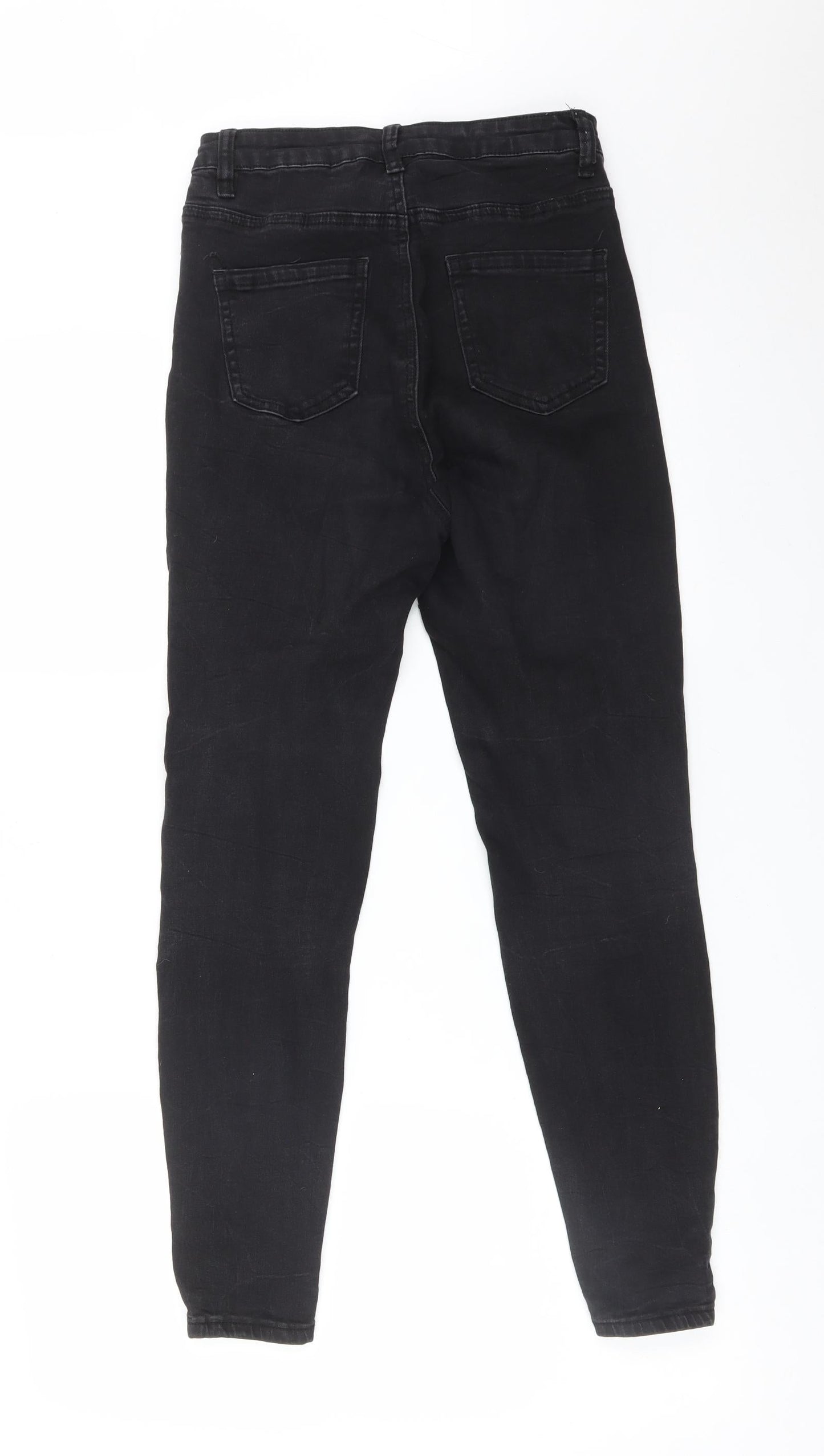Missguided Womens Black   Skinny Jeans Size 8 L27 in