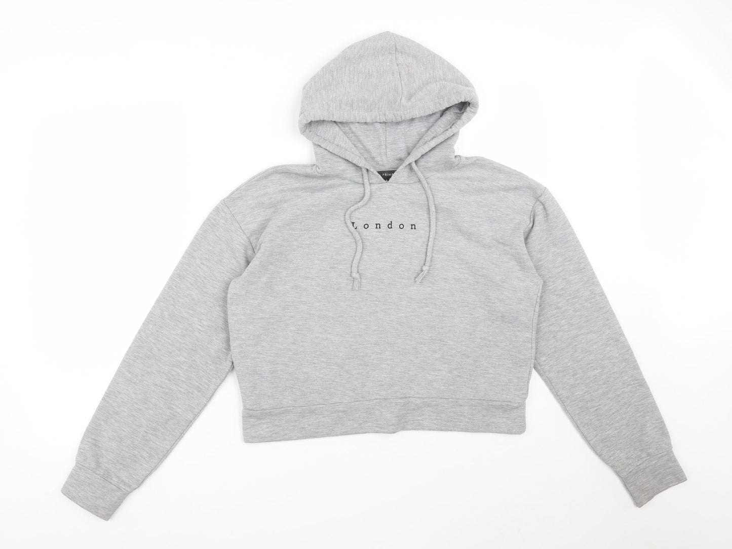 Primark Womens Grey   Pullover Hoodie Size S  - LONDON