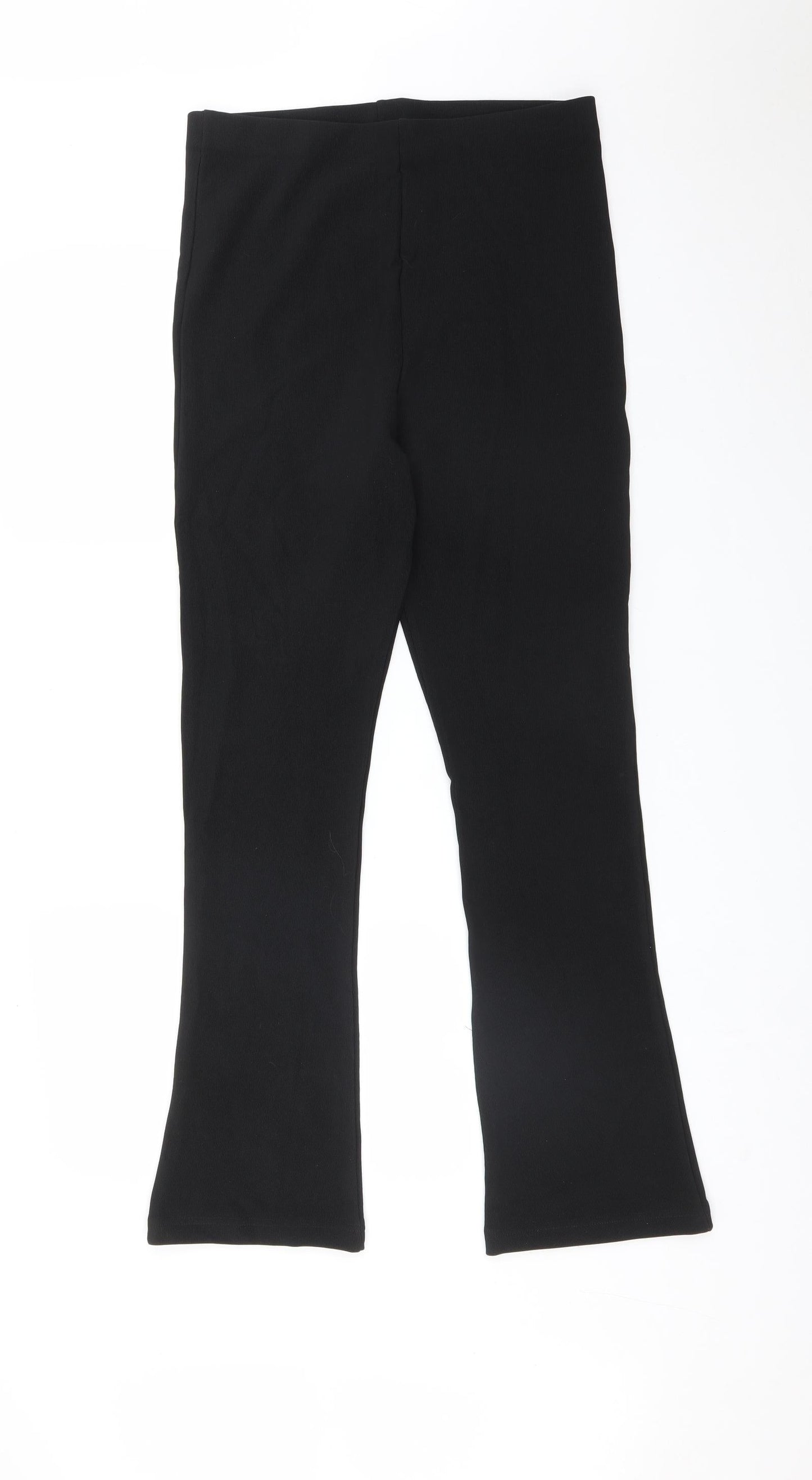 Preworn Womens Black   Trousers  Size 12 L30 in