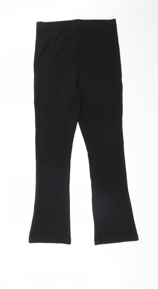 Preworn Womens Black   Trousers  Size 12 L30 in