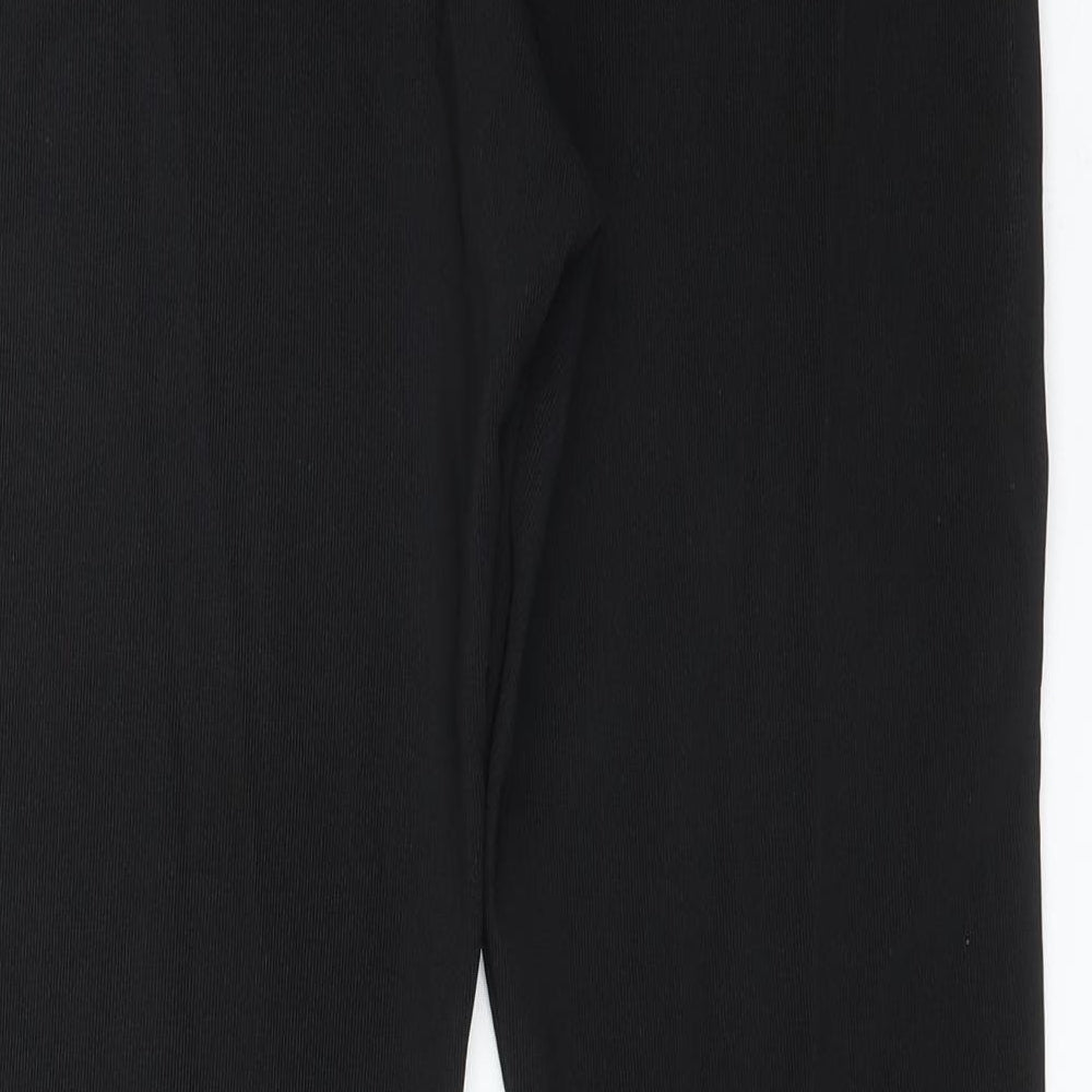 Preworn Womens Black   Trousers  Size 12 L30 in