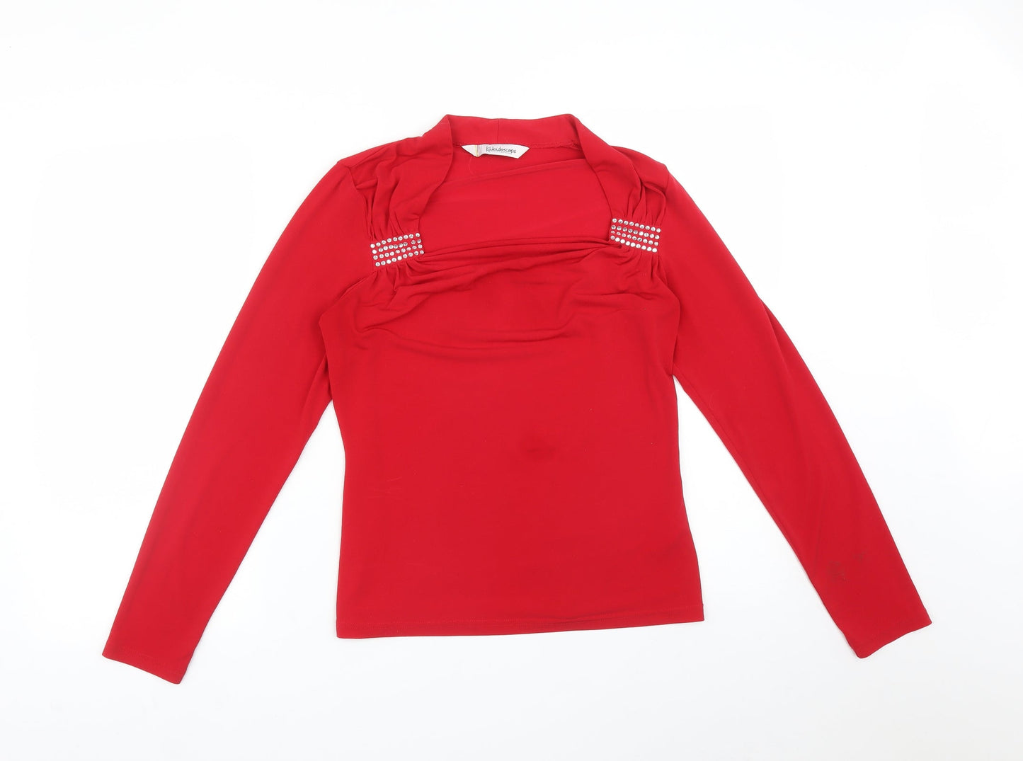 Kaleidoscope Womens Red   Basic T-Shirt Size 14