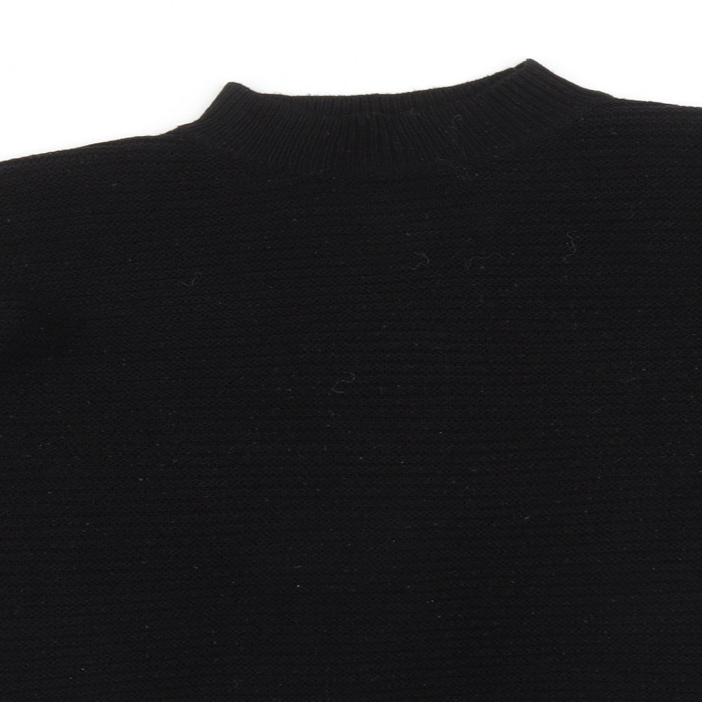 Missguided Womens Black   Pullover Jumper Size L