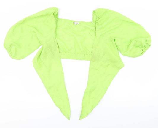 Moon River Womens Green   Basic Blouse Size L
