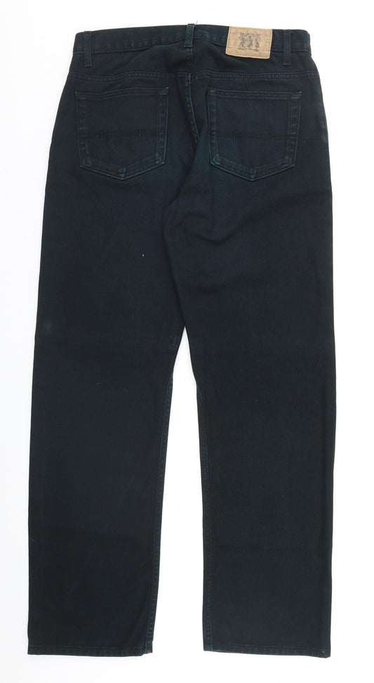 Marks and Spencer Womens Black   Straight Jeans Size 32 in L30 in