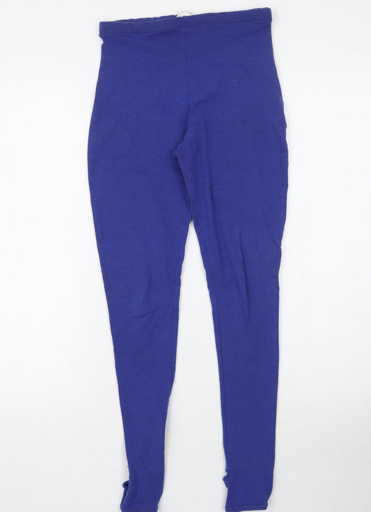 Backstage of Milton Keynes Womens Blue    Leggings Size S L27 in