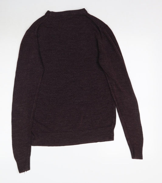 Cedar Wood State Mens Pink  Knit Pullover Jumper Size XS