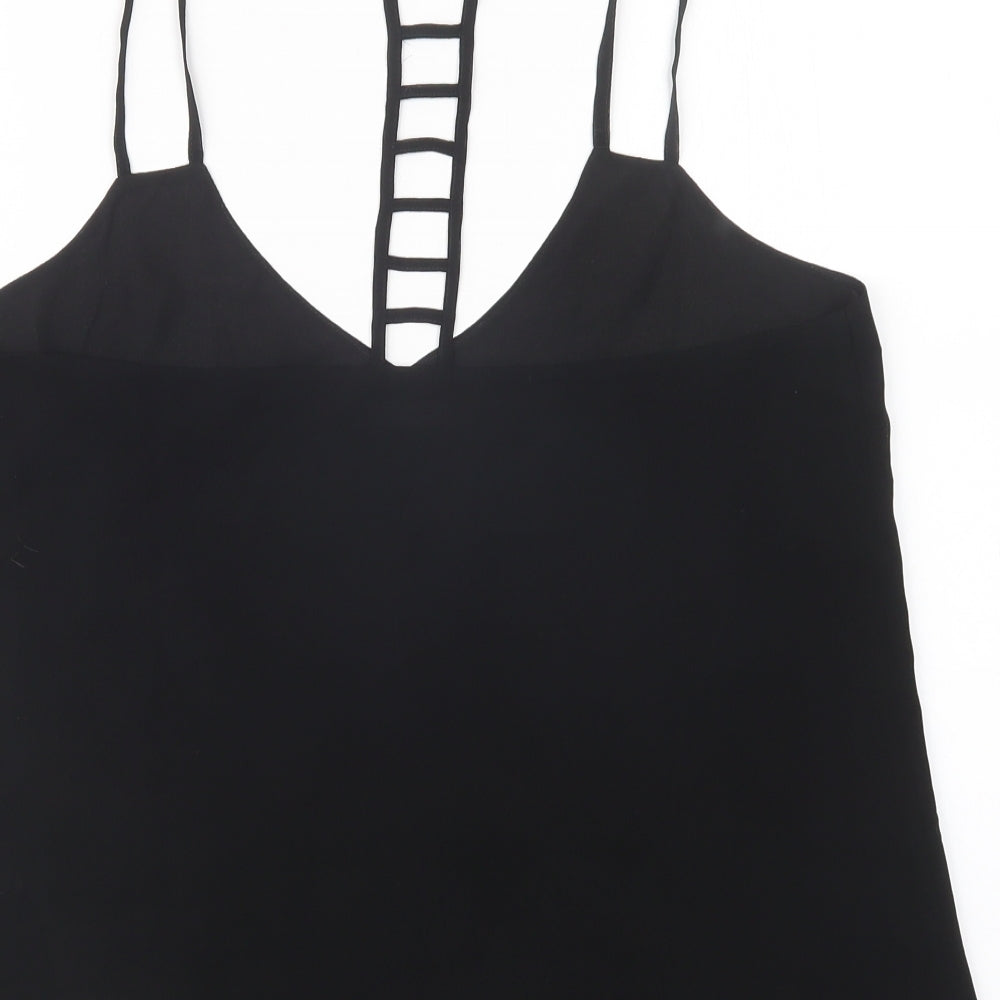 DEFINITIONS Womens Black   Basic Blouse Size 12