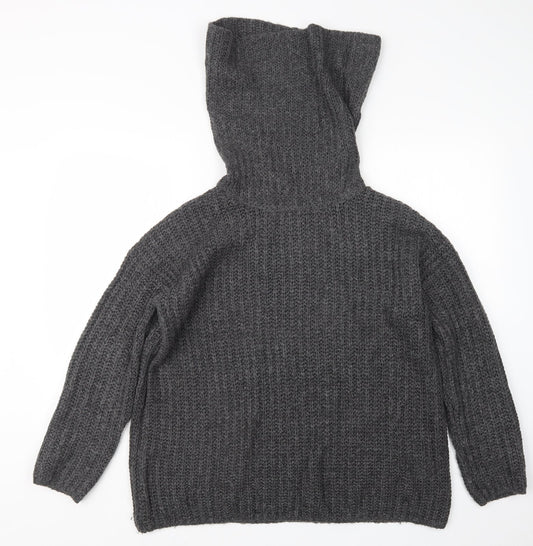Onfire Womens Grey  Knit Pullover Jumper Size 12