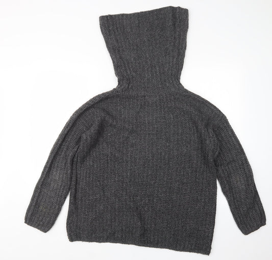 Onfire Womens Grey  Knit Pullover Jumper Size 12