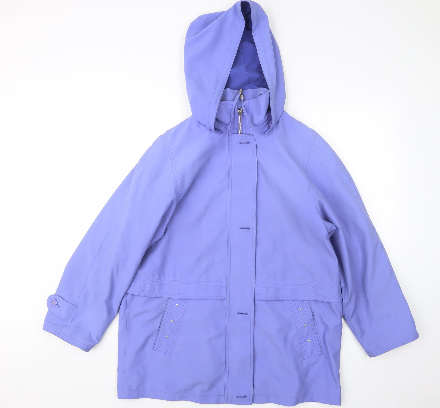 Telemac Womens Purple   Jacket Coat Size M