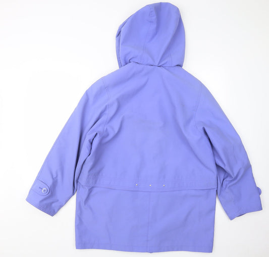 Telemac Womens Purple   Jacket Coat Size M