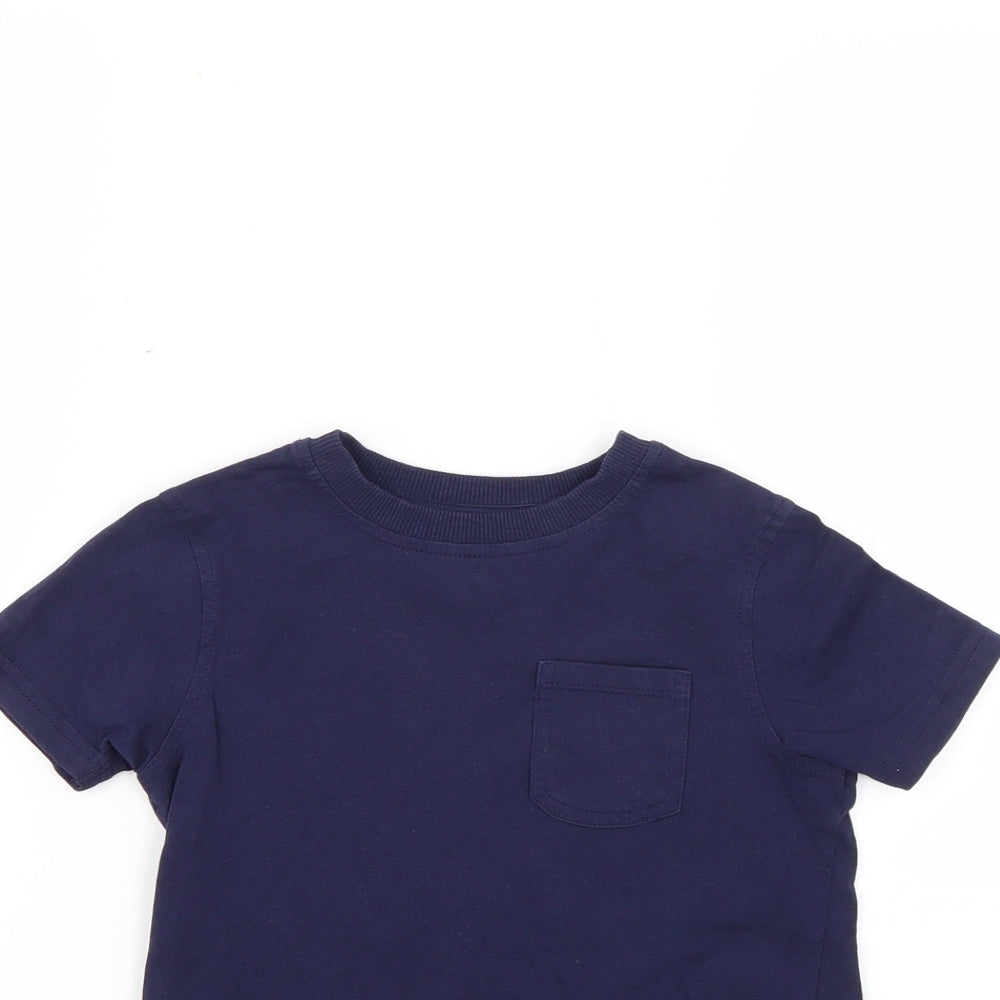George Boys Blue   Basic T-Shirt Size 3-4 Years