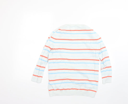Gap Womens Multicoloured Striped  Pullover Jumper Size XS