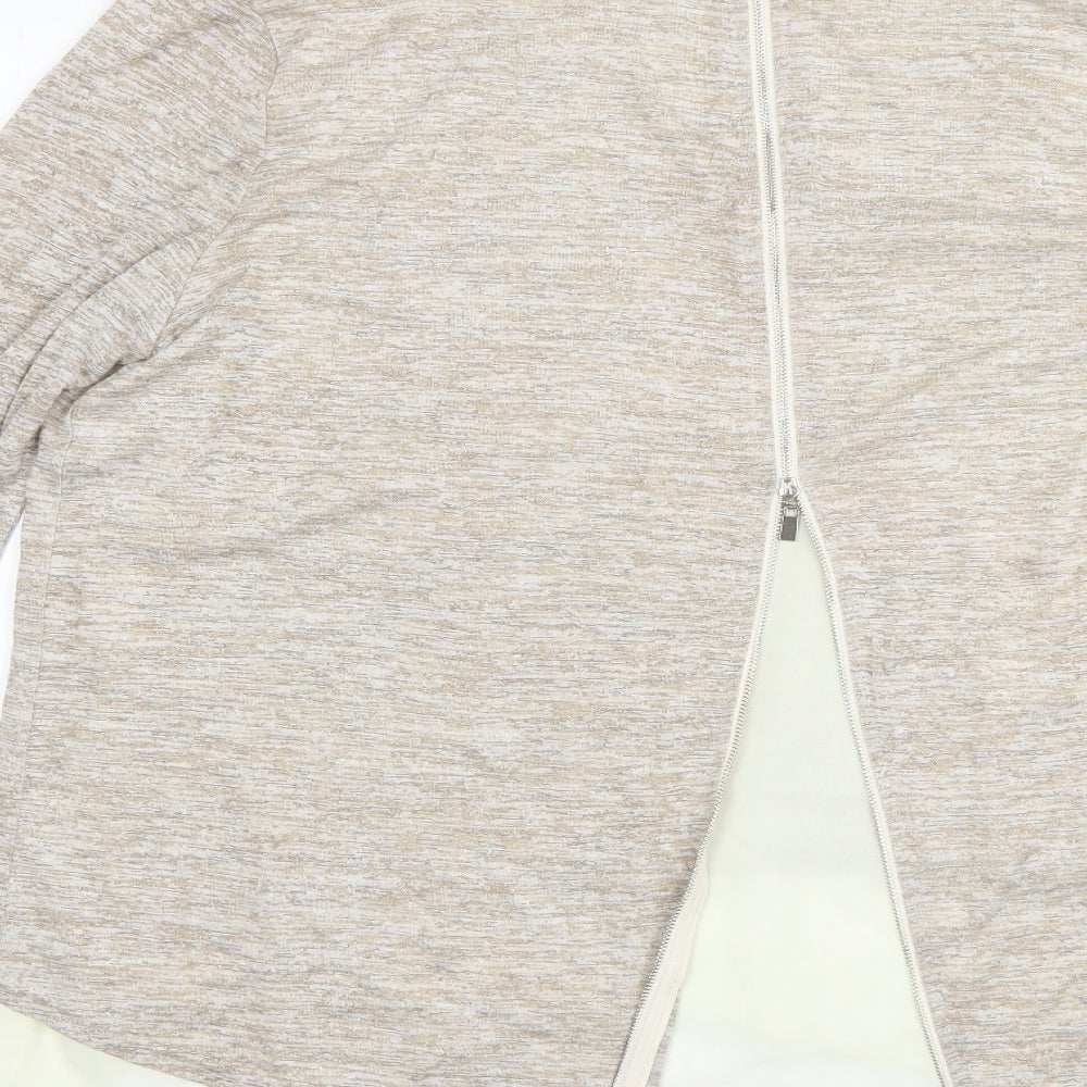 Voulez-Vous Womens Beige   Pullover Jumper Size XL