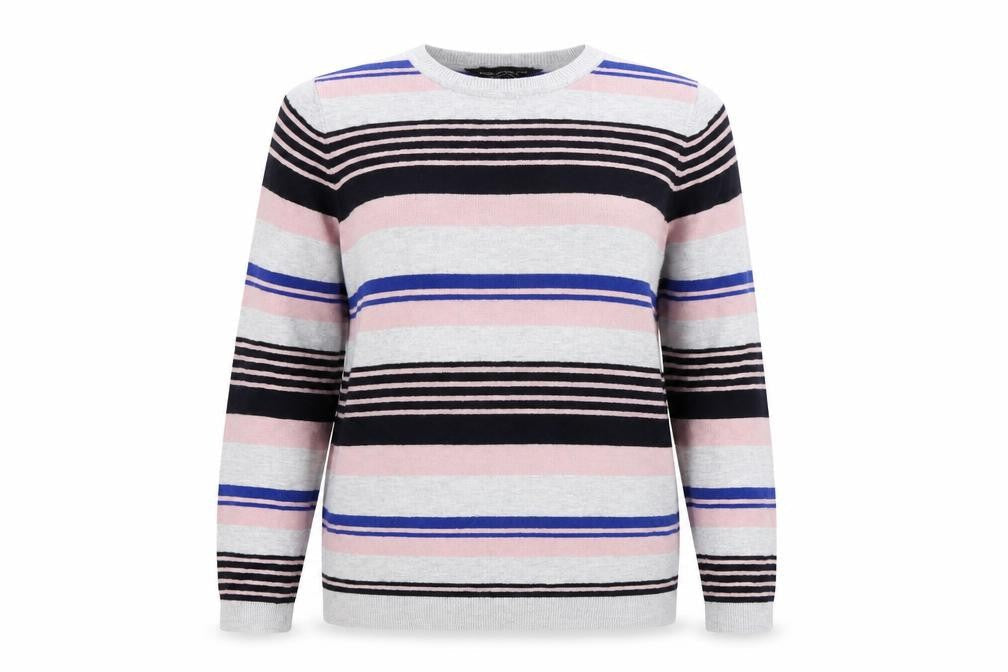 Dorothy Perkins Womens Multicoloured Striped  Pullover Jumper Size 12