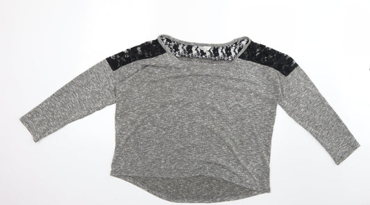 Peacocks Womens Grey   Pullover Jumper Size 20