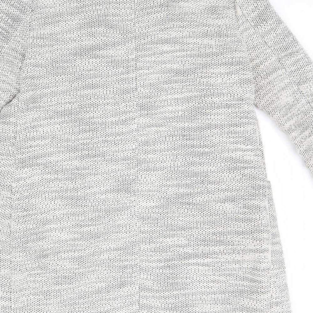 New Look Womens Ivory Herringbone  Jacket  Size 10