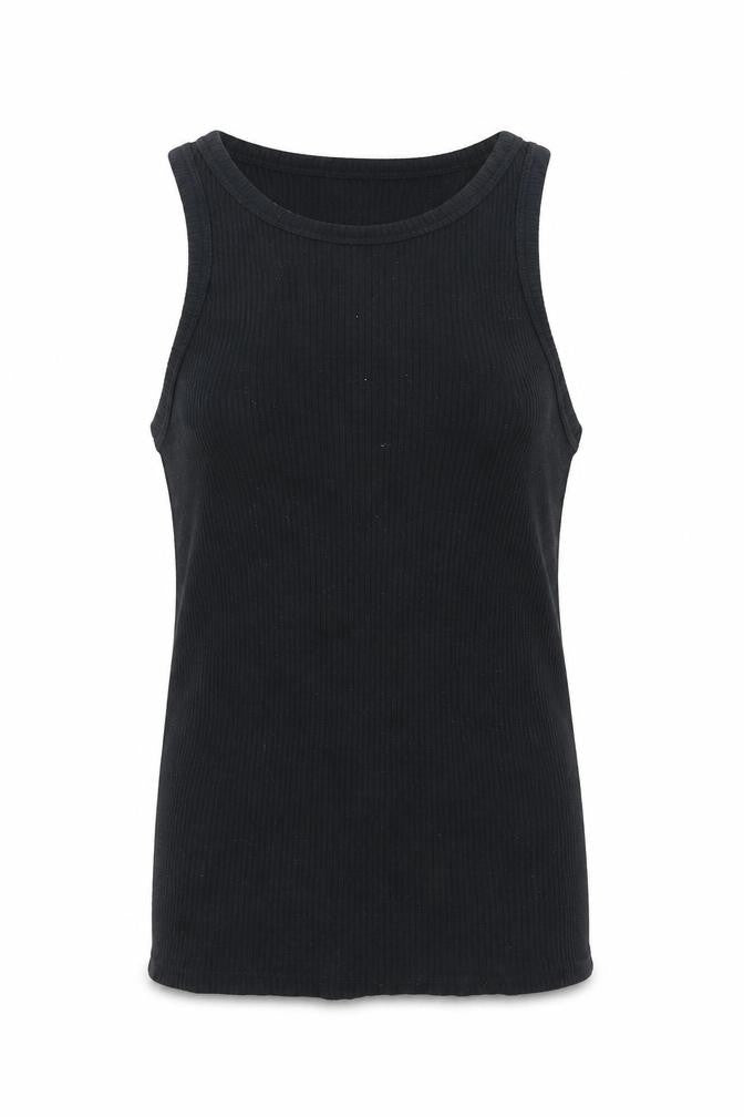 Topshop Womens Black   Basic Tank Size 6