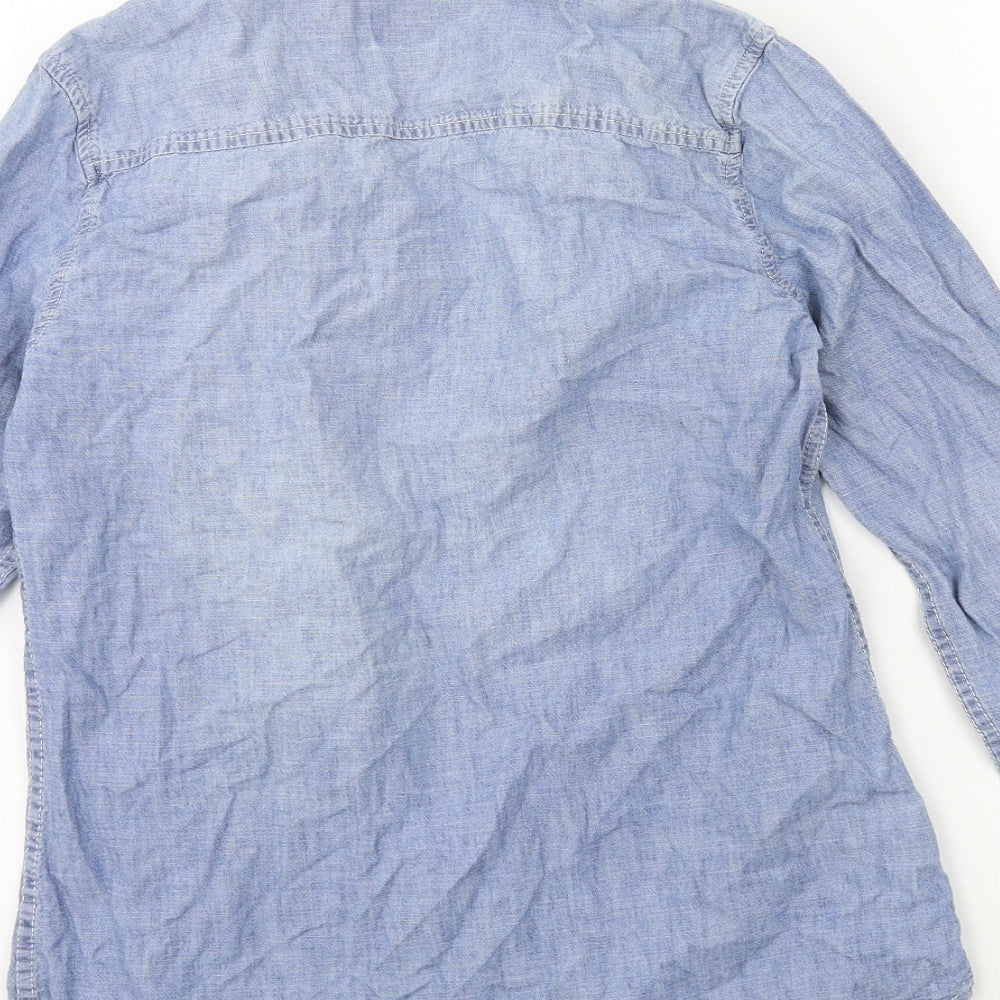 Gap Mens Blue  Denim  Button-Up Size XS