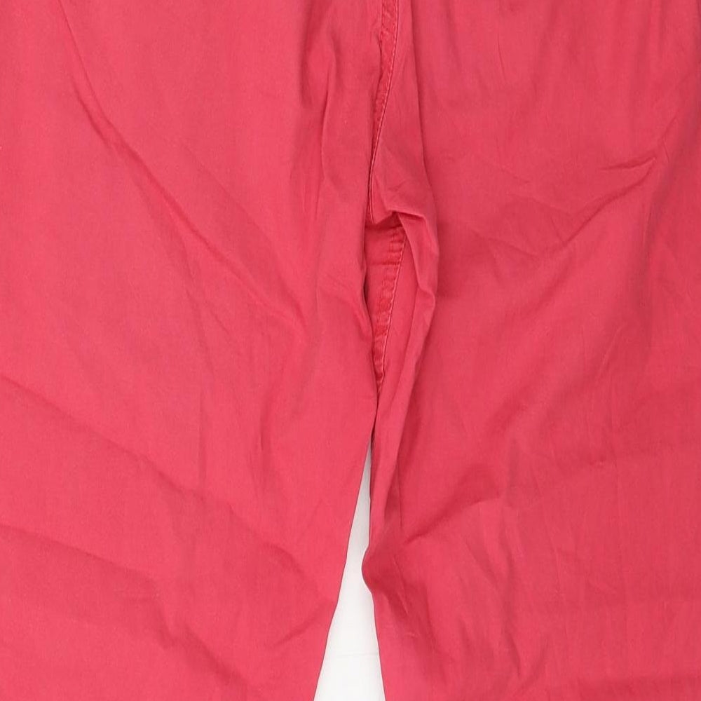 Divided Womens Pink   Chino Trousers Size 10 L26 in