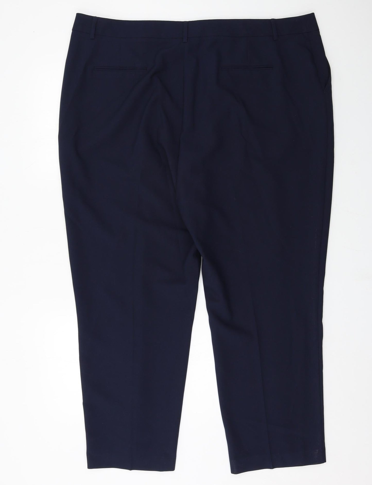 Peacocks Womens Blue   Trousers  Size 22 L27 in