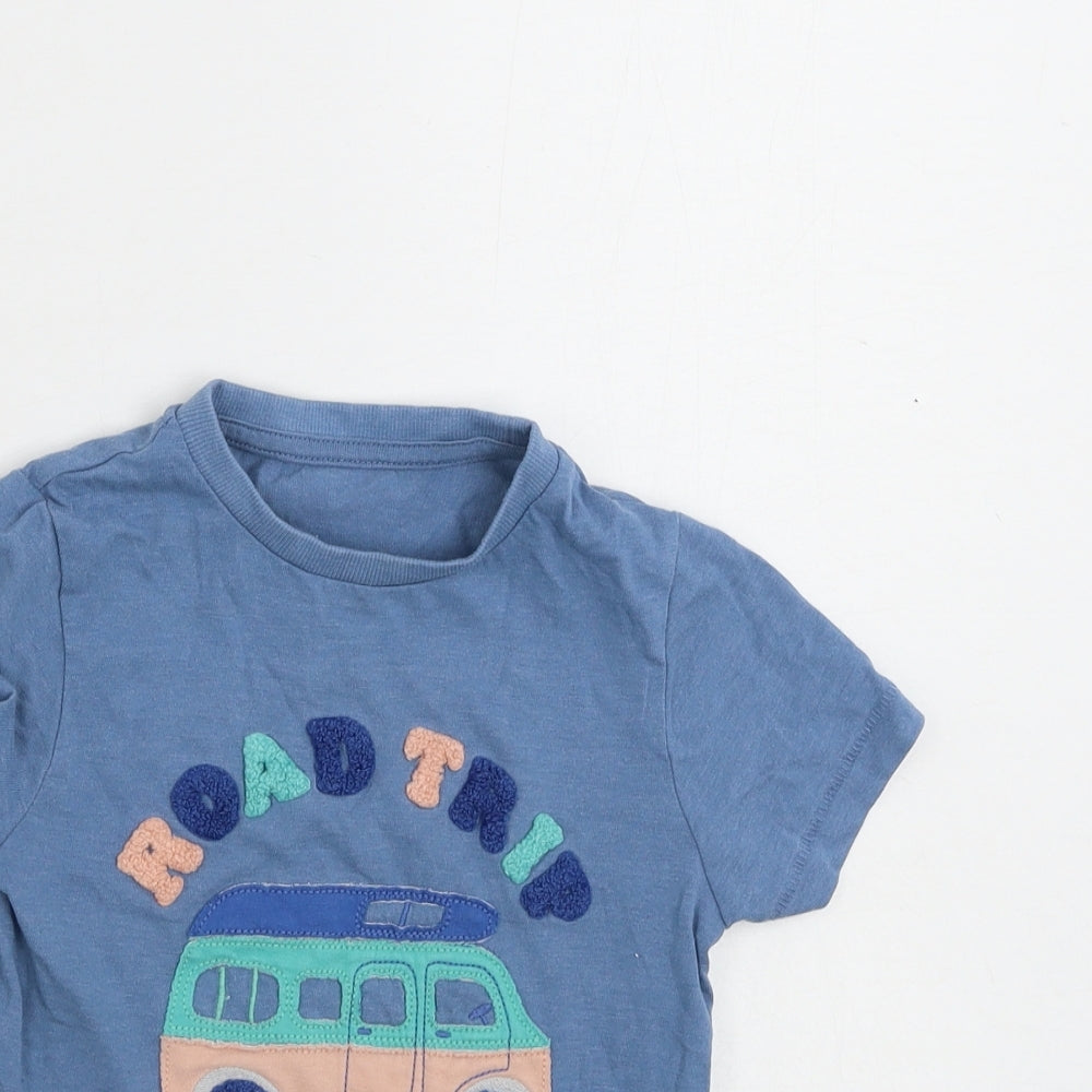 Marks and Spencer  Boys Blue   Basic T-Shirt Size 2 Years