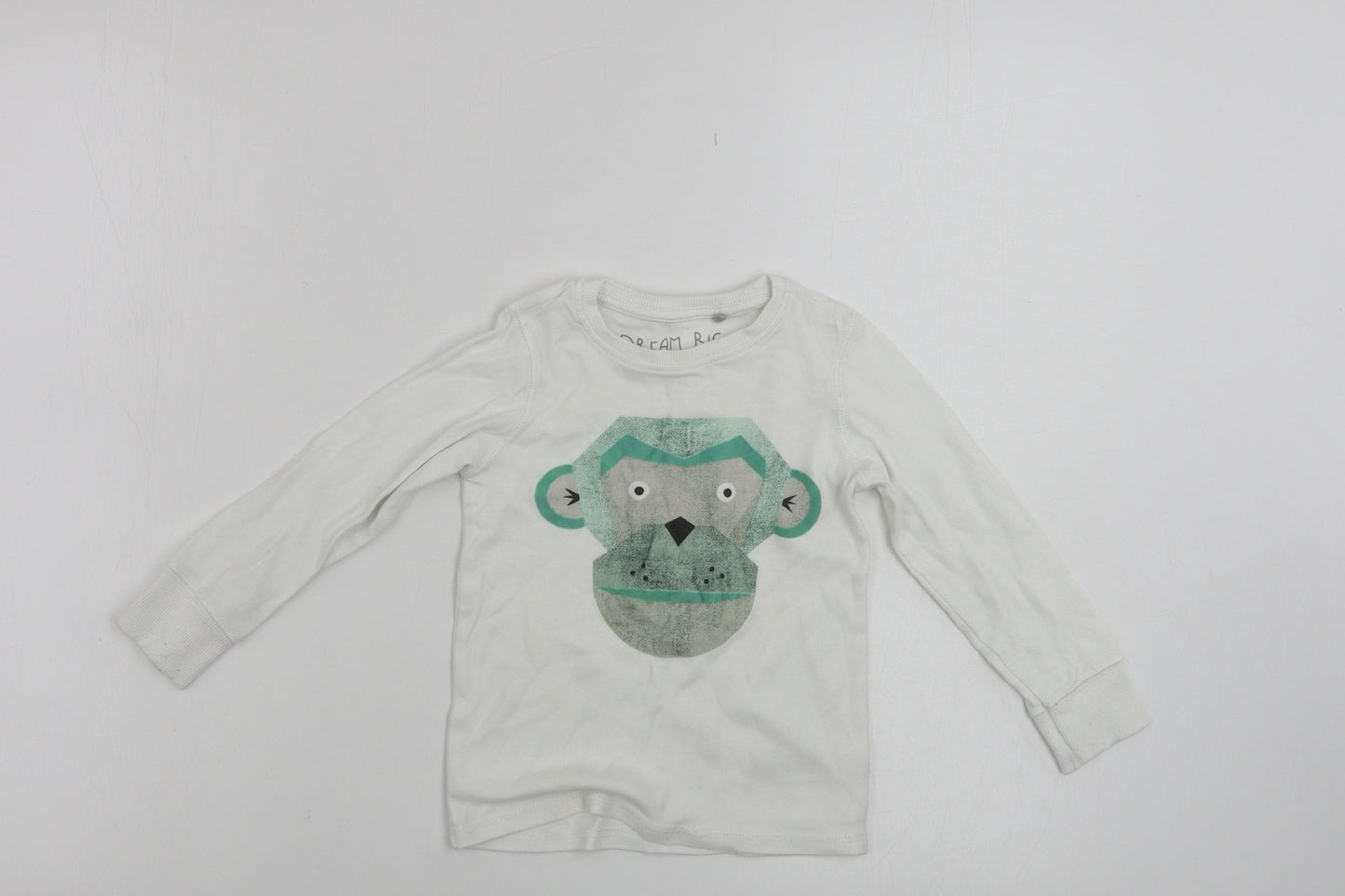 NEXT  Boys White   Pullover Jumper Size 2-3 Years