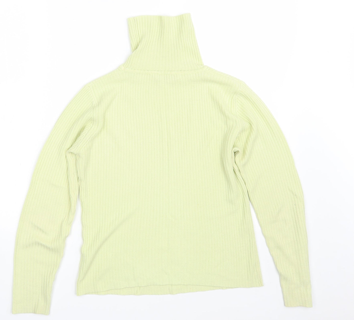 Dorothy Perkins Womens Yellow  Knit Pullover Jumper Size 10