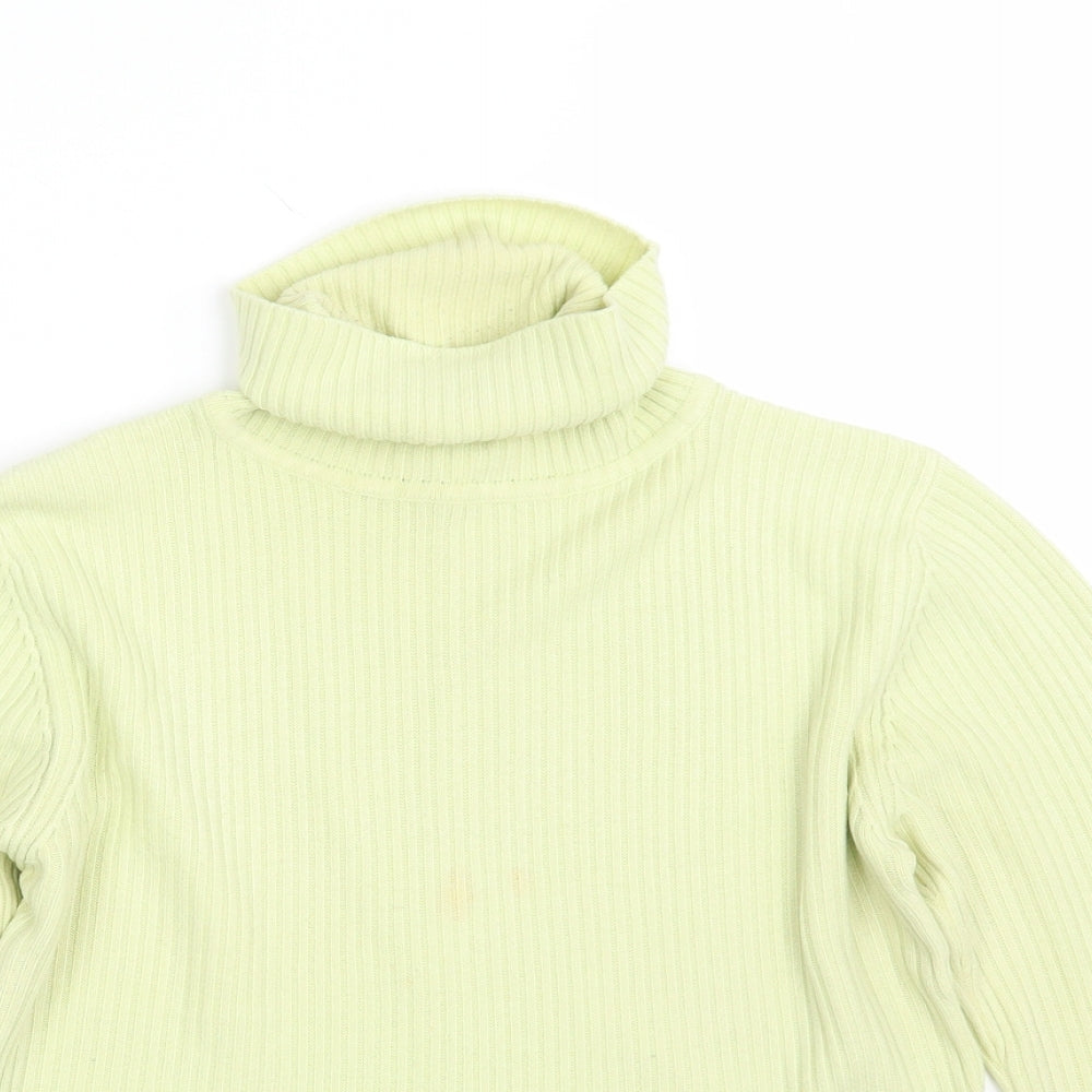 Dorothy Perkins Womens Yellow  Knit Pullover Jumper Size 10