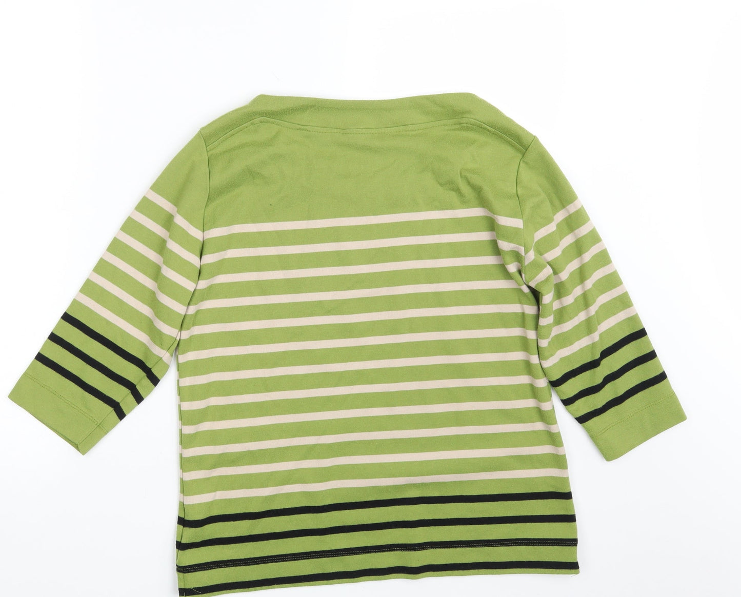 Tigi Womens Multicoloured Striped  Pullover Sweatshirt Size 10