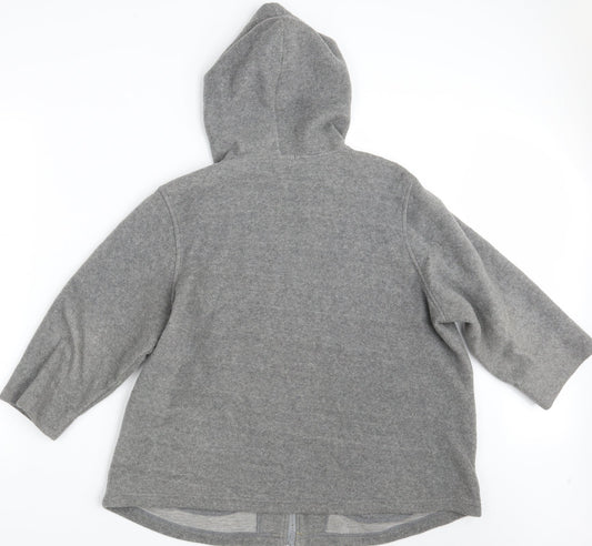 BM Womens Grey   Full Zip Jumper Size L