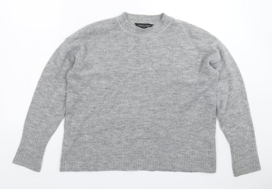 Dorothy Perkins Womens Grey  Knit Pullover Jumper Size 12