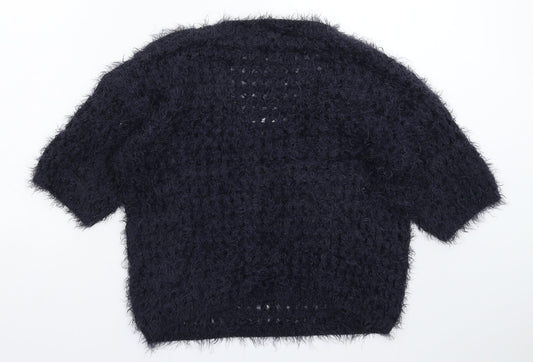 NEXT Womens Blue  Knit Pullover Jumper Size S