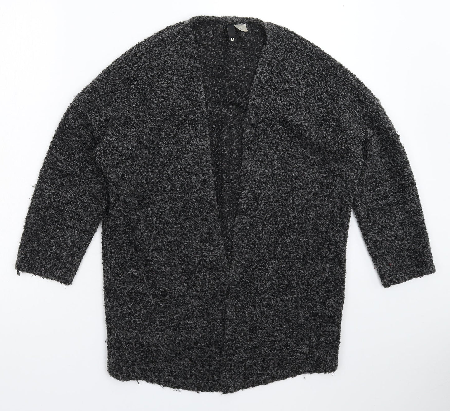 Divided Womens Grey  Knit Cardigan Jumper Size M