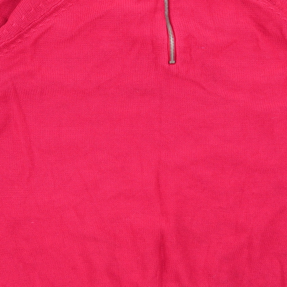 M&Co Womens Red   Pullover Jumper Size 18