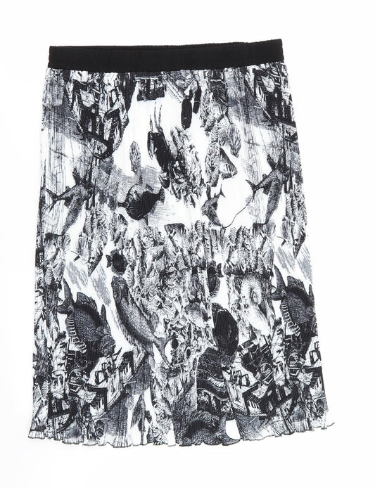 emery rose Womens Multicoloured Geometric  Flare Skirt Size XL  - Stretch waistband